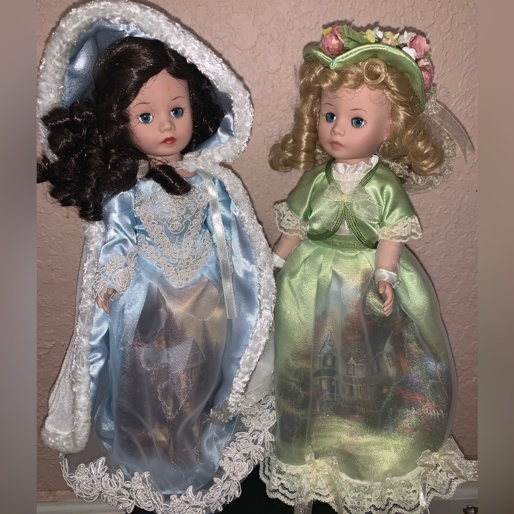 Madame Alexander Dream Winter Porcelain Thomas Kinkade Vision Spring Dolls